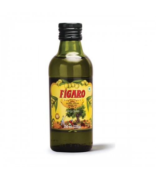 Figaro Extra Virgin Olive Oil- 100% Natural and Cold Extracted-Perfect for Salad, Paratha, Marinade - Imported from Spain- 250ml Bottle